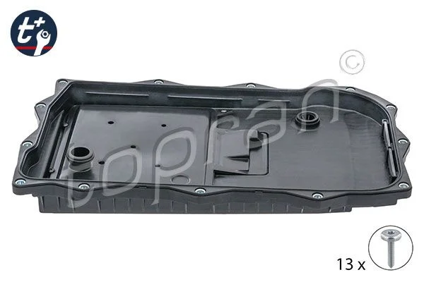 Oil Sump, automatic transmission TOPRAN 502 152