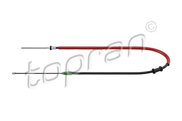 Cable Pull, parking brake TOPRAN 700 932