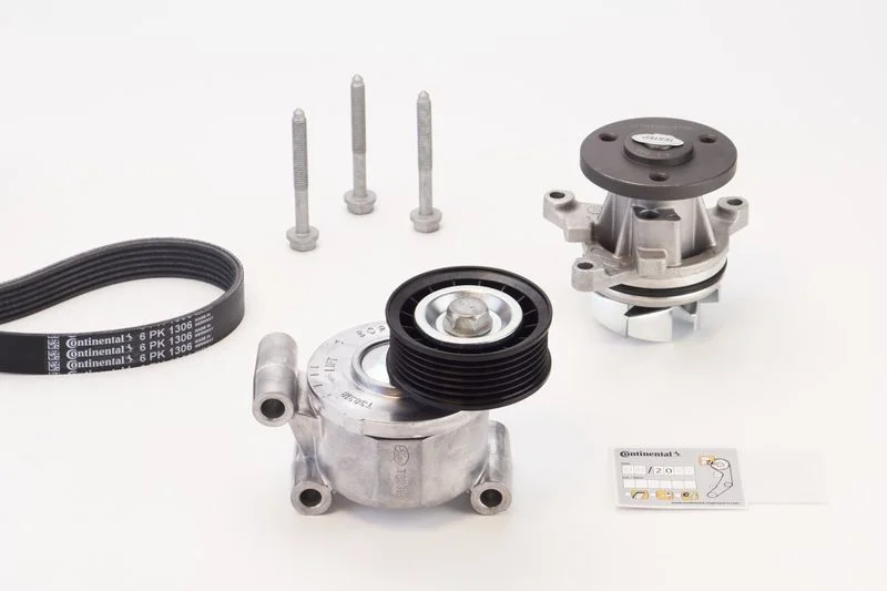 Vandens siurblys + V formos rumbuotas diržas, komplektas CONTINENTAL CTAM 6PK1306WP1