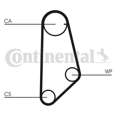 Timing Belt CONTINENTAL CTAM CT635