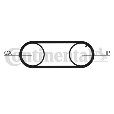 Timing Belt CONTINENTAL CTAM CT641