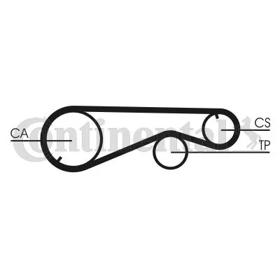 Timing Belt CONTINENTAL CTAM CT673