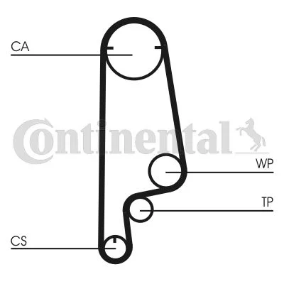 Timing Belt CONTINENTAL CTAM CT799