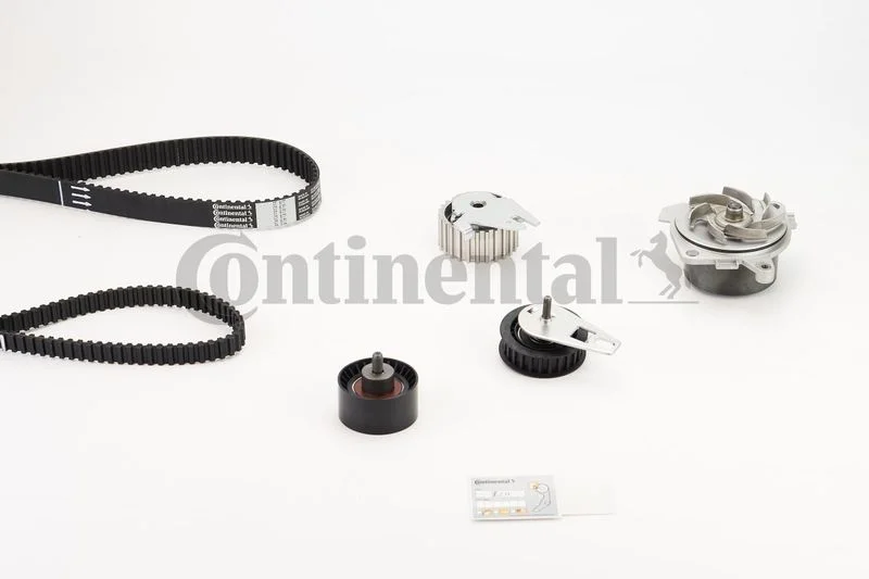 Vandens siurblio ir paskirstymo diržo komplektas CONTINENTAL CTAM CT877WP3PRO