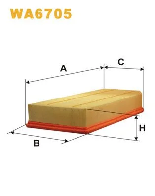 Oro filtras WIX FILTERS WA6705