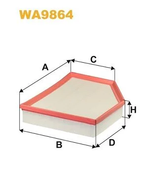Air Filter WIX FILTERS WA9864