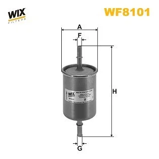 Kuro filtras WIX FILTERS WF8101