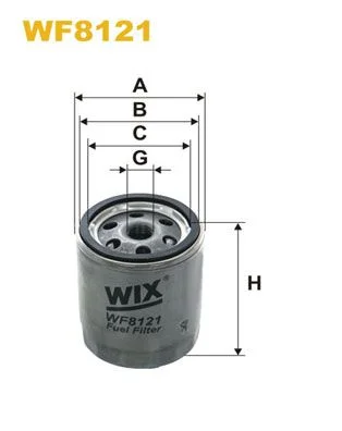 Kuro filtras WIX FILTERS WF8121