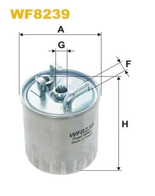 Kuro filtras WIX FILTERS WF8239