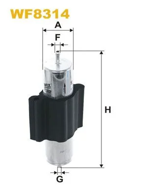 Kuro filtras WIX FILTERS WF8314