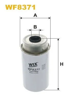 Kuro filtras WIX FILTERS WF8371
