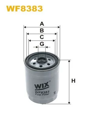 Kuro filtras WIX FILTERS WF8383