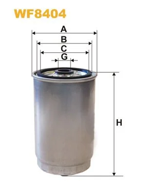 Kuro filtras WIX FILTERS WF8404