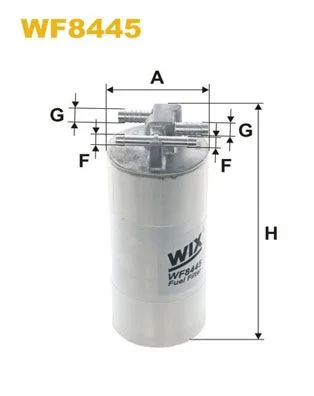 Kuro filtras WIX FILTERS WF8445