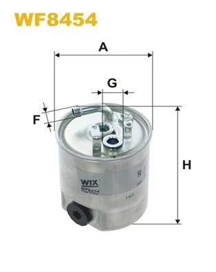 Kuro filtras WIX FILTERS WF8454