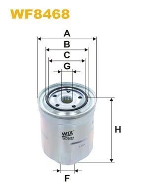 Kuro filtras WIX FILTERS WF8468