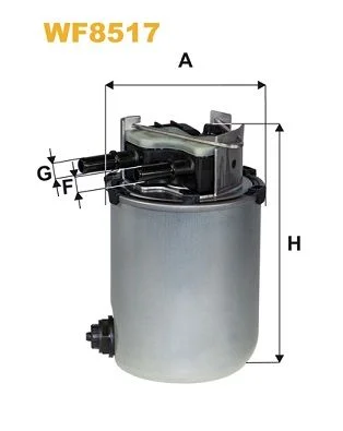 Kuro filtras WIX FILTERS WF8517