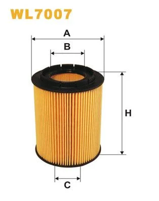 Alyvos filtras WIX FILTERS WL7007