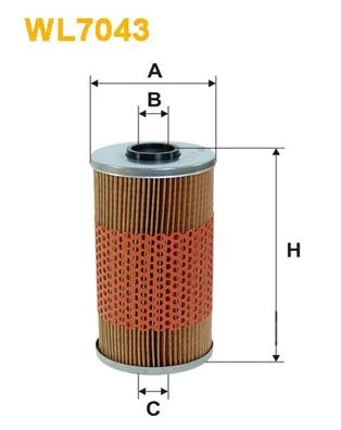 Alyvos filtras WIX FILTERS WL7043