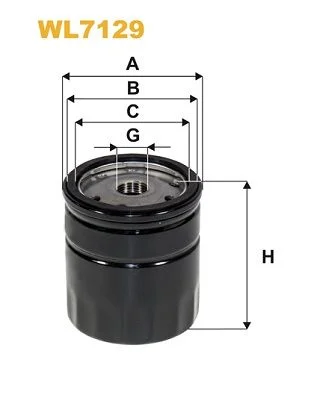 Alyvos filtras WIX FILTERS WL7129