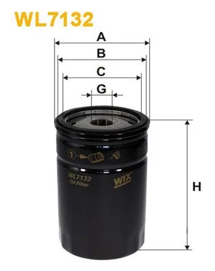 Alyvos filtras WIX FILTERS WL7132