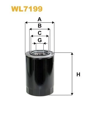 Alyvos filtras WIX FILTERS WL7199