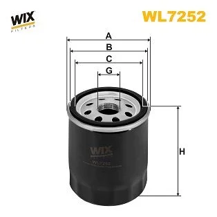 Alyvos filtras WIX FILTERS WL7252
