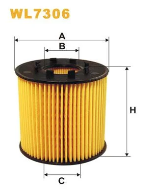 Alyvos filtras WIX FILTERS WL7306
