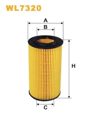 Oil Filter WIX FILTERS WL7320