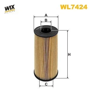 Alyvos filtras WIX FILTERS WL7424