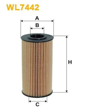 Alyvos filtras WIX FILTERS WL7442