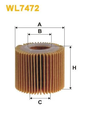 Alyvos filtras WIX FILTERS WL7472