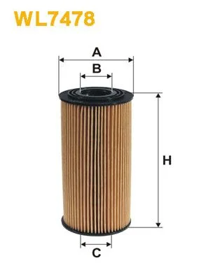 Alyvos filtras WIX FILTERS WL7478