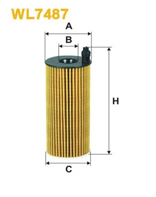 Alyvos filtras WIX FILTERS WL7487