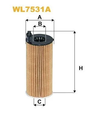 Alyvos filtras WIX FILTERS WL7531A