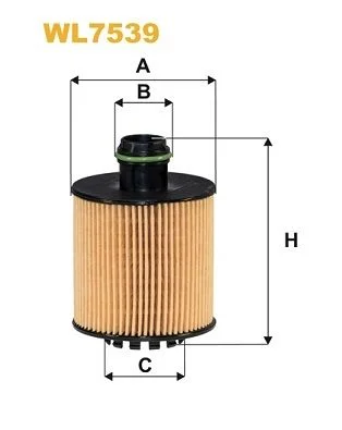 Alyvos filtras WIX FILTERS WL7539