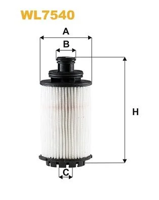 Alyvos filtras WIX FILTERS WL7540