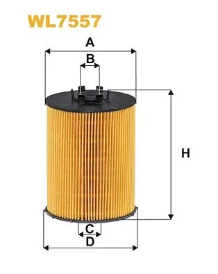 Alyvos filtras WIX FILTERS WL7557