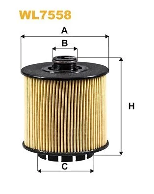Alyvos filtras WIX FILTERS WL7558