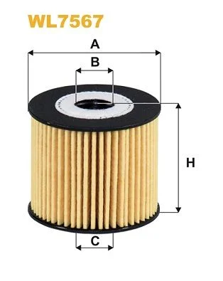Alyvos filtras WIX FILTERS WL7567