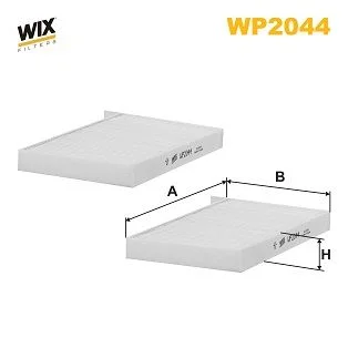 Filtras, salono oras WIX FILTERS WP2044