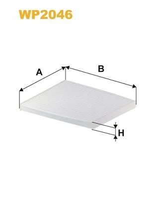 Filtras, salono oras WIX FILTERS WP2046