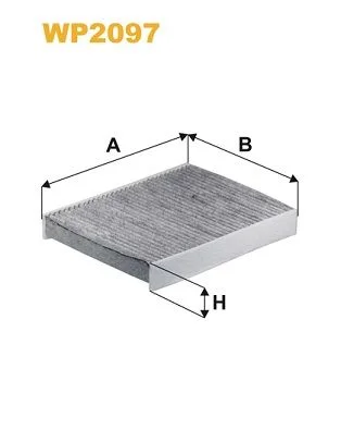 Filtras, salono oras WIX FILTERS WP2097