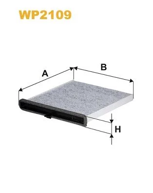 Filtras, salono oras WIX FILTERS WP2109