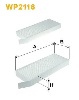 Filtras, salono oras WIX FILTERS WP2116