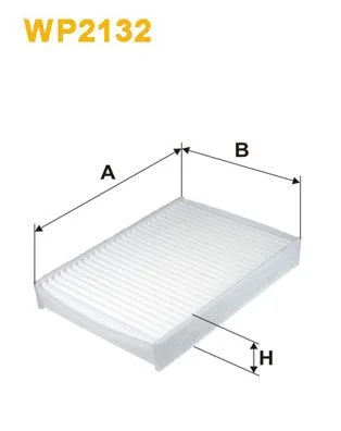 Filtras, salono oras WIX FILTERS WP2132