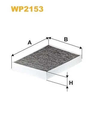 Filtras, salono oras WIX FILTERS WP2153