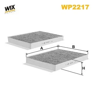 Filtras, salono oras WIX FILTERS WP2217