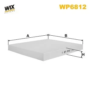 Filtras, salono oras WIX FILTERS WP6812