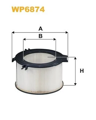 Filtras, salono oras WIX FILTERS WP6874